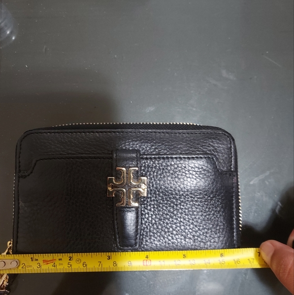 Black leather wristlet - Picture 2 of 5